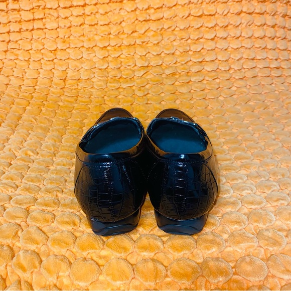 Life Stide black faux, Loafers Slip On Pointed Toe Shoes WomenSz 8 - Picture 6 of 6